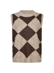 Soya - JANTI 1 Strik Vest Soya - JANTI 1 Strik Vest