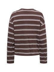 Only - HAPPY L/S STRIPE TEE Only - HAPPY L/S STRIPE TEE