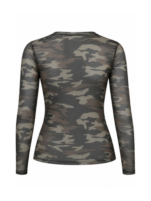 Black Colour - KAMMA MESH BLUSE