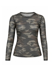 Black Colour - KAMMA MESH BLUSE Black Colour - KAMMA MESH BLUSE