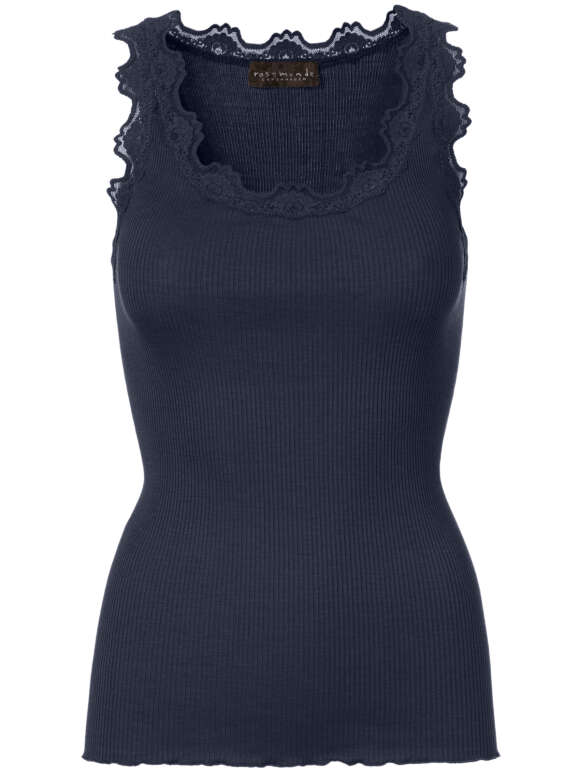 Rosemunde - Blondetop - Mange farver