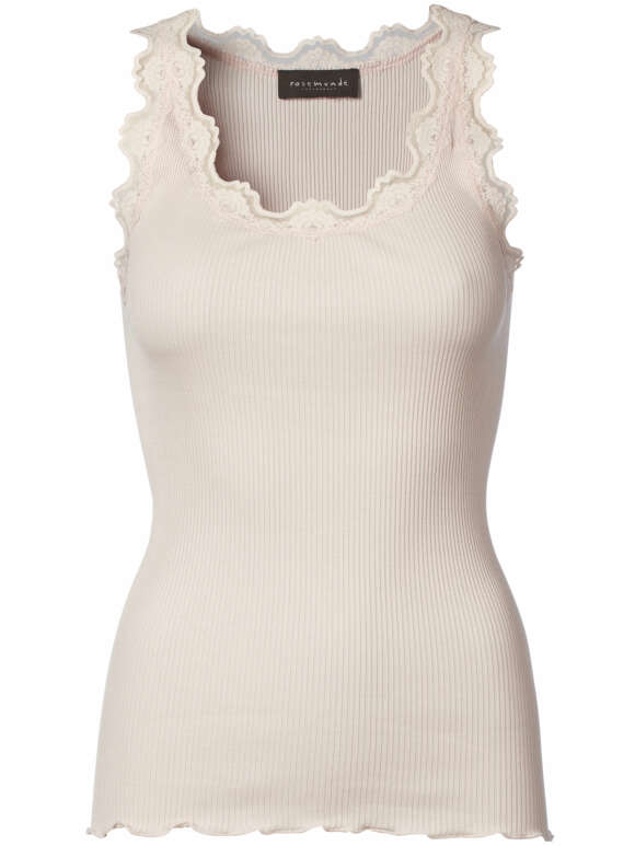 Rosemunde - Blondetop - Mange farver