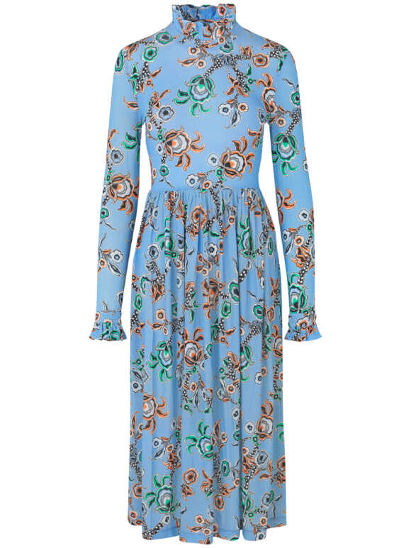 Berri Dårlig skæbne nedsænket Køb Stine Goya | Clarabelle Jersey Kjole ( 1942 DOTS, 1647 BLÅ)