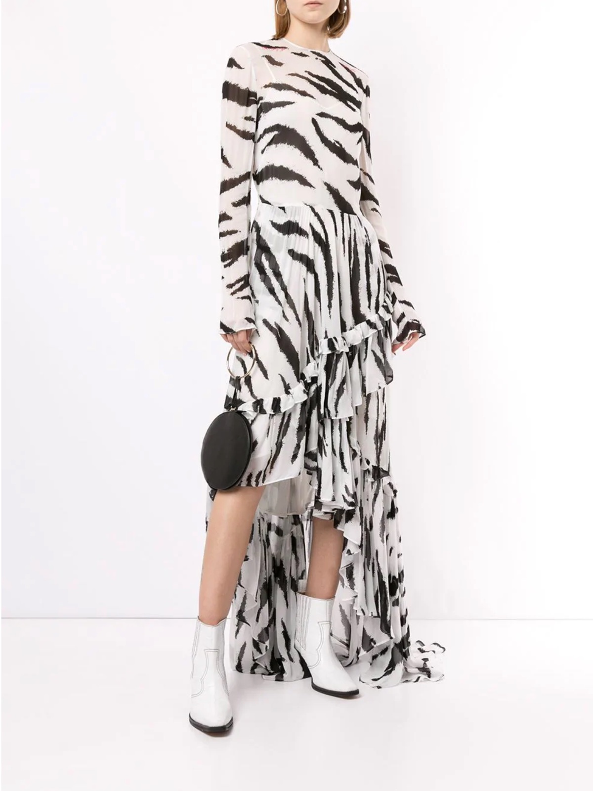Køb Di Loranzo | Eksklusiv maxi kjole (Sort/hvid)