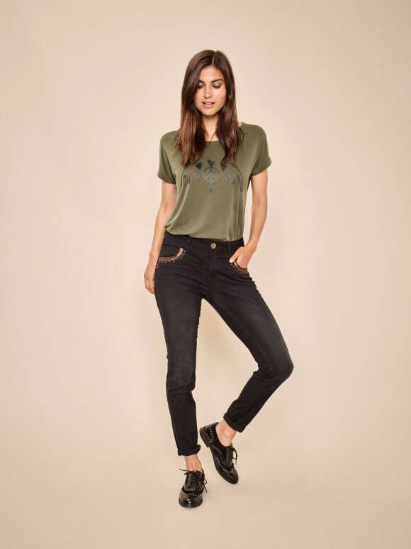 NAOMI sorte jeans | MOS MOSH Shop her >>