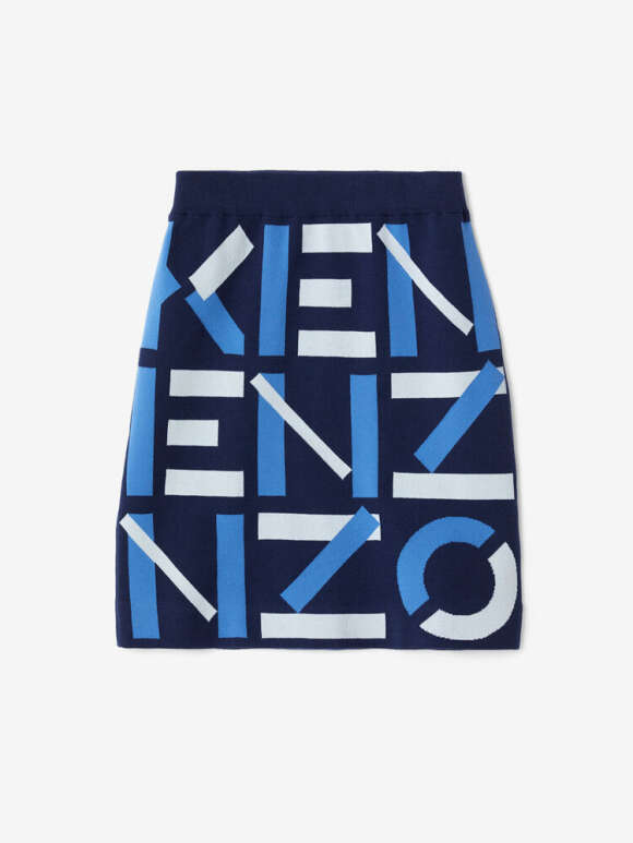 Kenzo - KENZO Sport jacquard monogram mini skirt