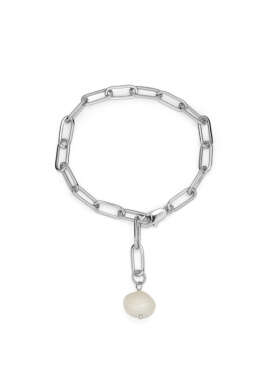 Lænkearmbånd med perle