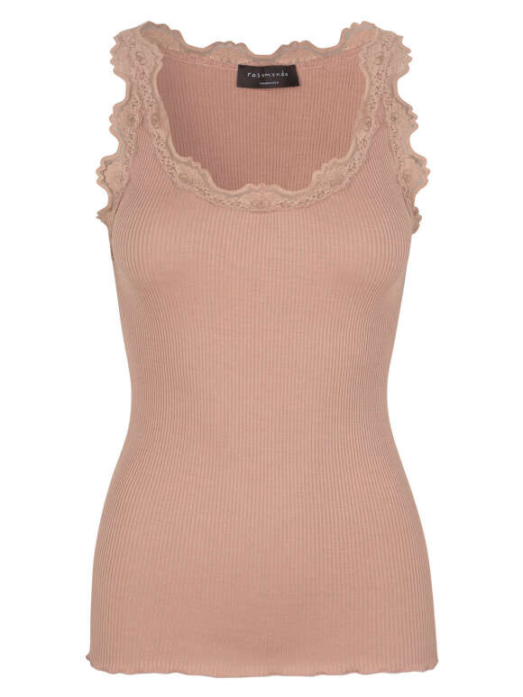 Rosemunde - Blondetop - Mange farver