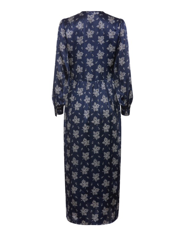 PBO - Abu navy silke kjole